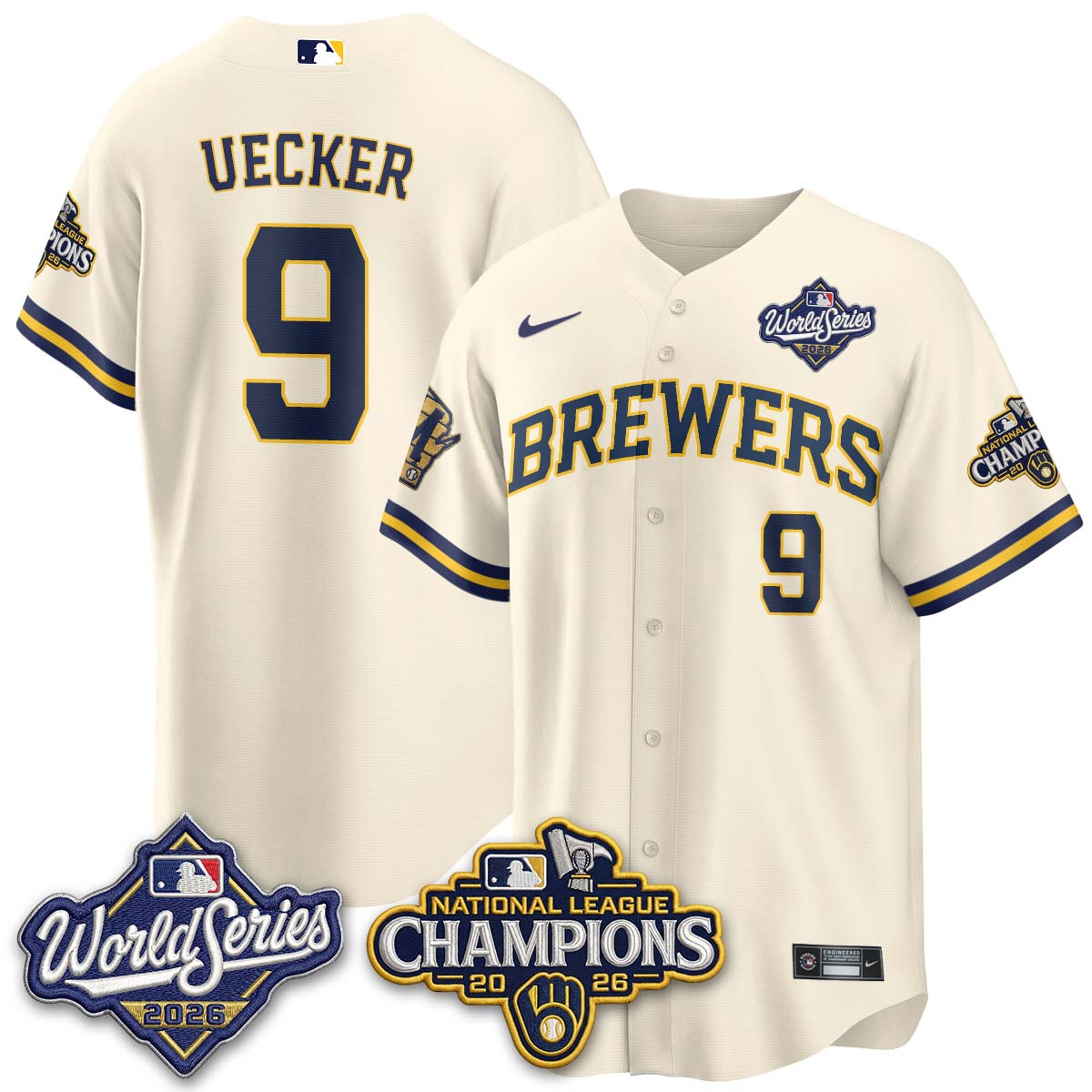 MIL 2026 NL Champions Vapor Jersey - Stitched - NQD