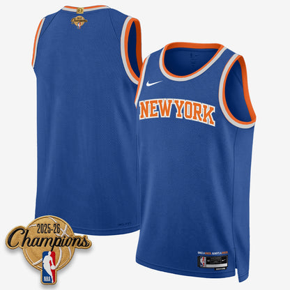 New York Knicks 2026 Basketball Champions Vapor Jersey V2- Stitched