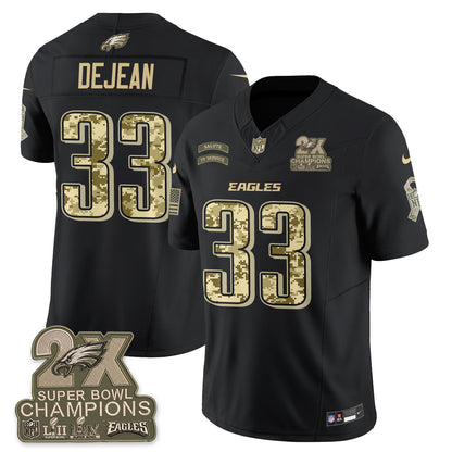 Philadelphia Eagles Salute to Service V2 Vapor Jersey - Stitched-NQD