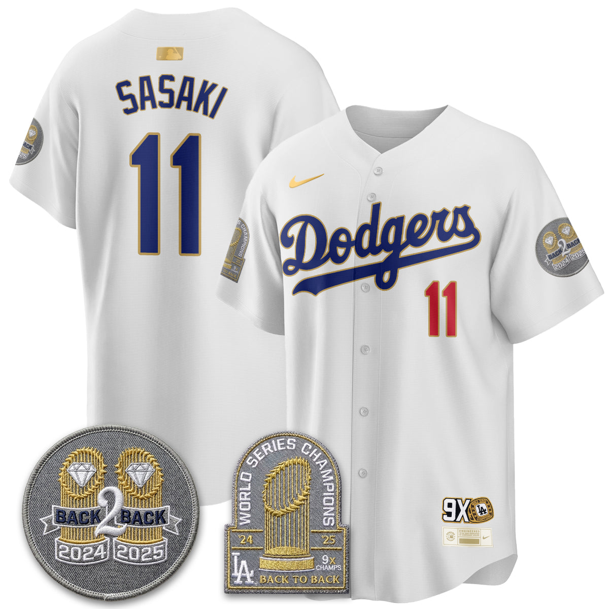 LAD Vapor Limited Jersey - Back to Back Champion - Stitched