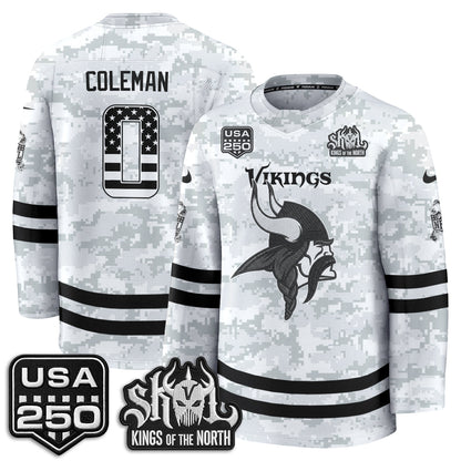 MIN 2026 Salute To Service Edition Hockey Jersey - Printed
