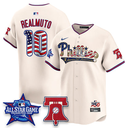 Philadelphia Phillies 2026 Independence Day USA Vapor Limited Jersey - Stitched