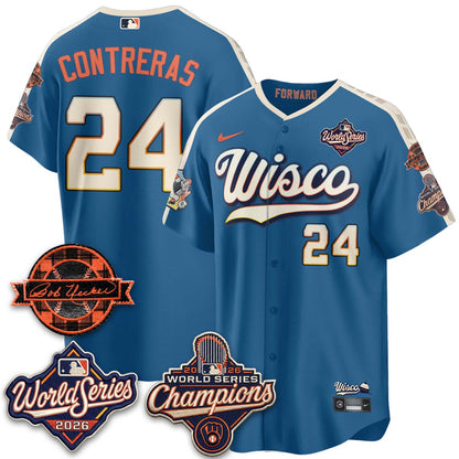 MIL 2026 WS Champions - Bob Patch Vapor Edition - Stitched-NQD (NAV9)