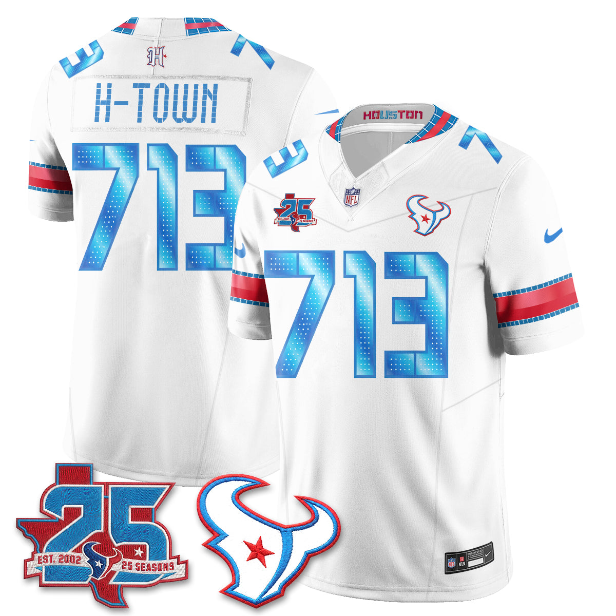 Houston Texans 2026 Rivalries Vapor Jersey - Stitched (7)