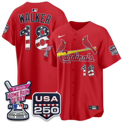 St. Louis Cardinals 2026 Home Run Derby Champion Jersey - All Stitched