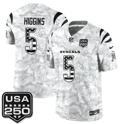 Cincinnati Bengals 2026 Salute to Service Vapor Jersey - Stitched