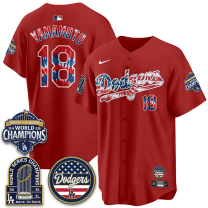 Los Angeles Dodgers Americana 2026 Vapor Limited Jersey - Stitched