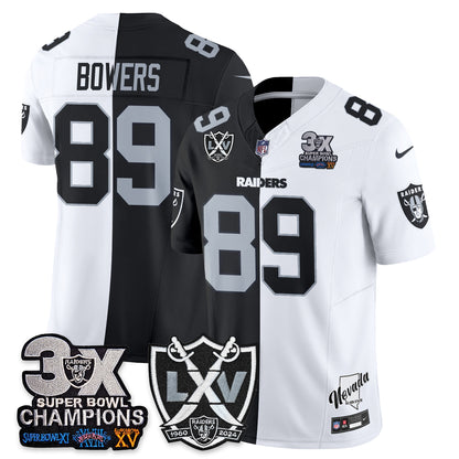 Las Vegas Raiders Split Edition Vapor Jersey V2- Stitched