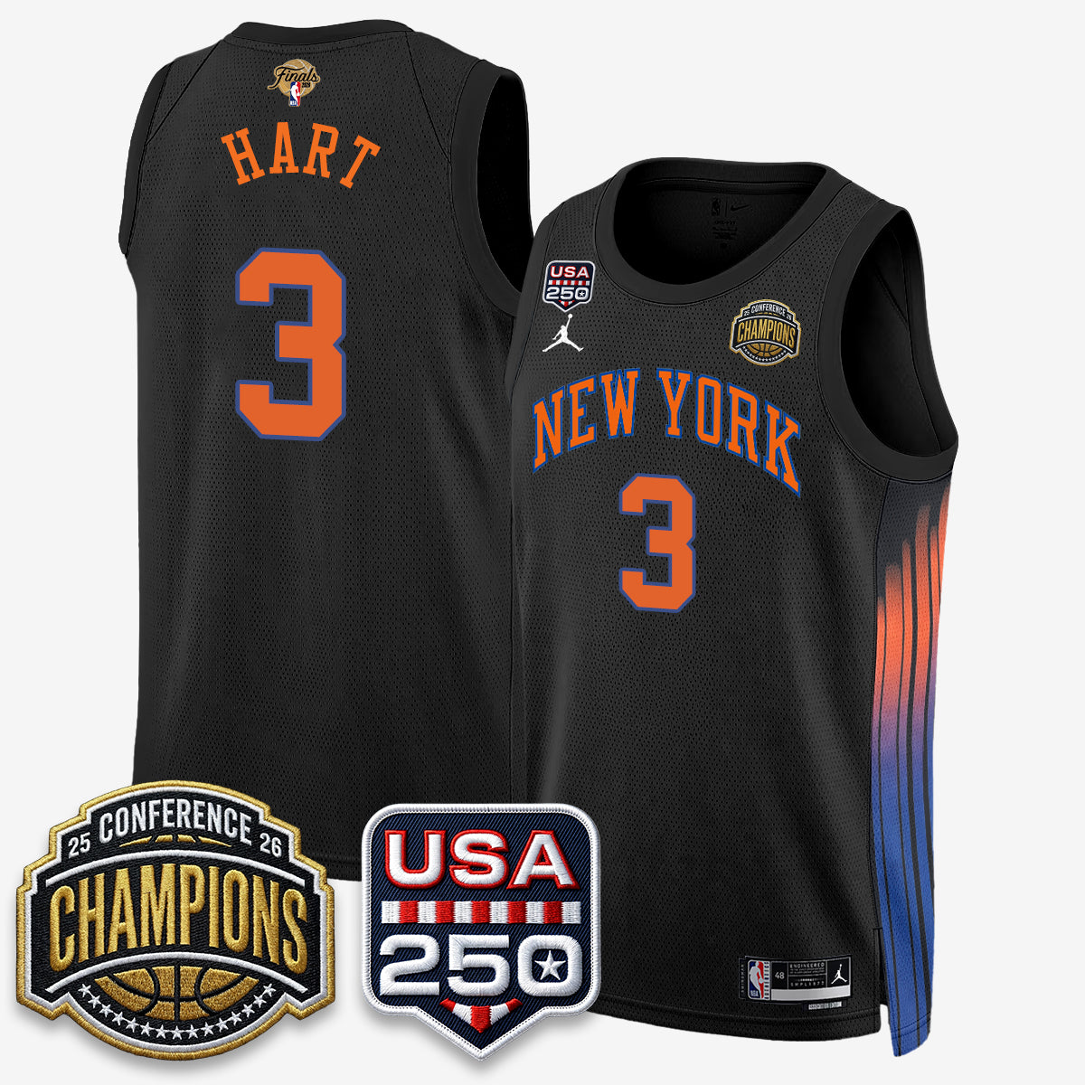 New York Knicks 2026 NBA Eastern Conference Champions City Edition Jersey - Stitched
