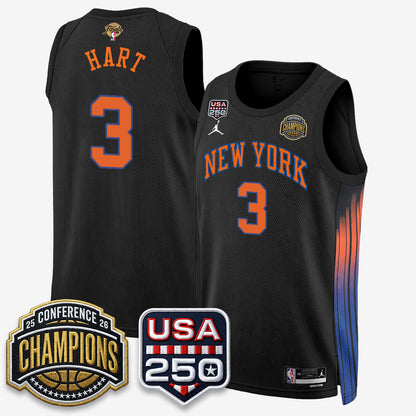 New York Knicks 2026 NBA Eastern Conference Champions City Edition Jersey - Stitched