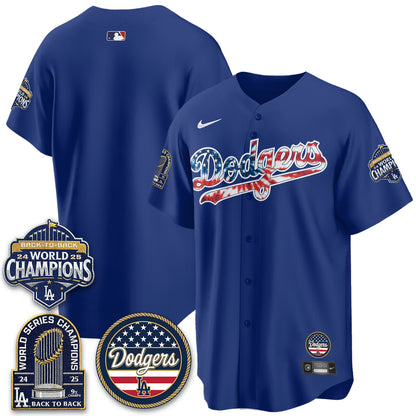 Los Angeles Dodgers Americana 2026 Vapor Limited Jersey - Stitched