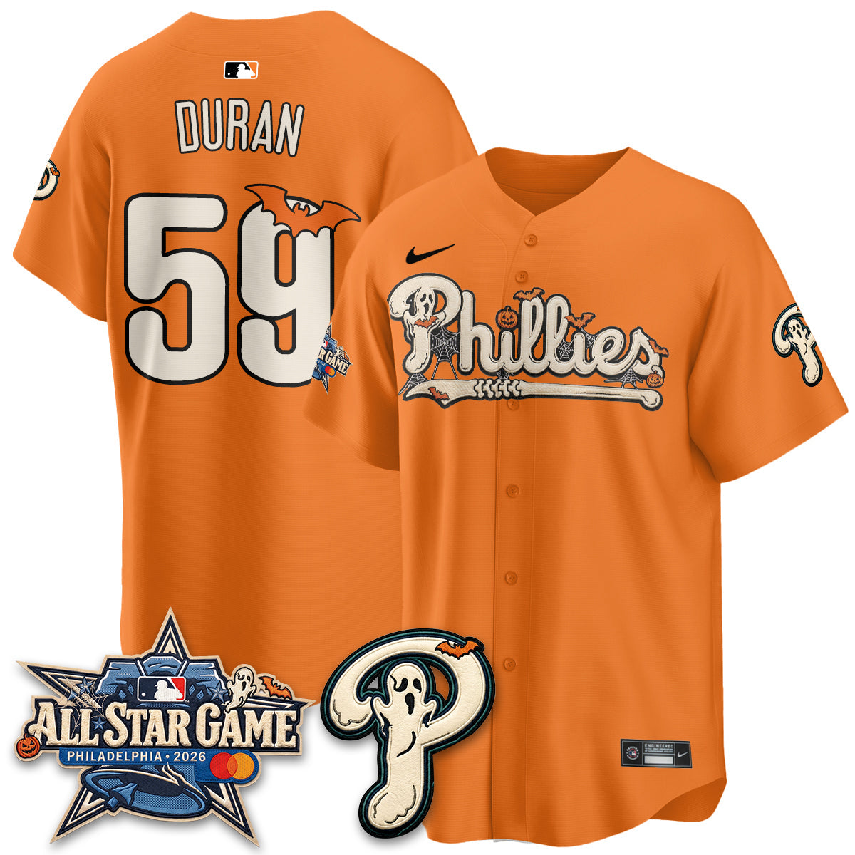 Philadelphia Phillies Halloween 2026 Vapor Limited Jersey - Stitched