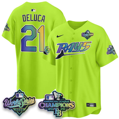 Tampa Bay Rays 2026 AL Champions Limited Vapor Jersey - Stitched-NQD