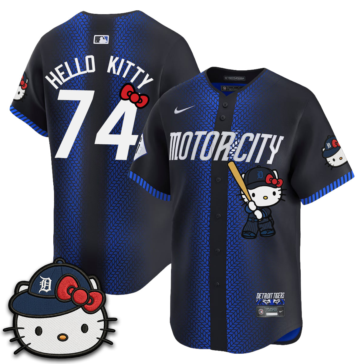 Detroit Tigers x Meow KT Edition Vapor Limited Jersey - Stitched