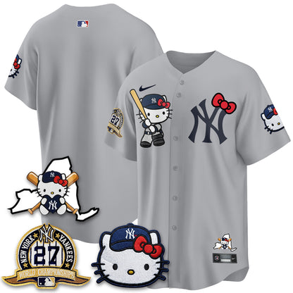 New York Yankees Meow KT 2026 Vapor Limited Jersey - All Stitched
