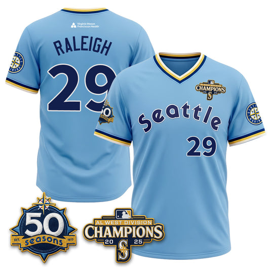 SEA 50th Anniversary Throwback Limited Jersey - All Stitched