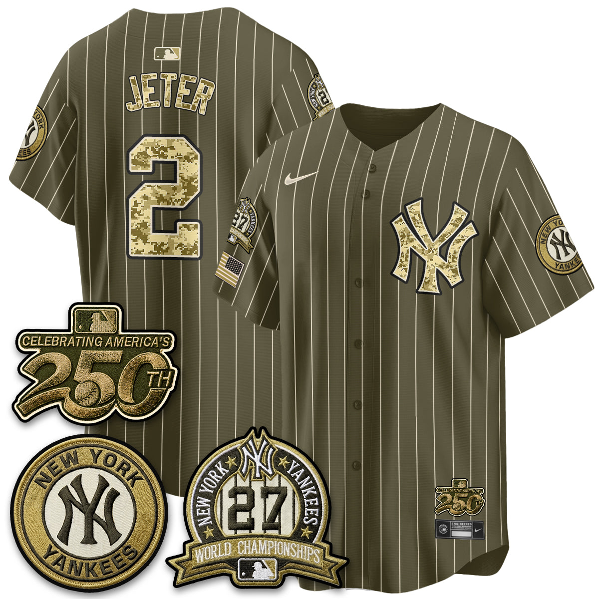 New York Yankees Salute to Service 2026 Vapor Limited Jersey - Stitched