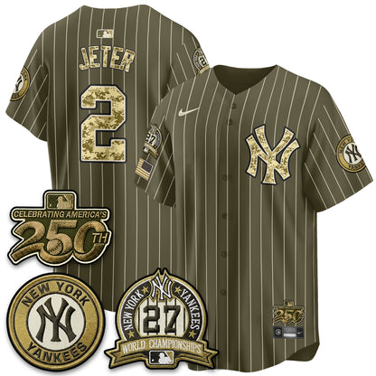 New York Yankees Salute to Service 2026 Vapor Limited Jersey - Stitched
