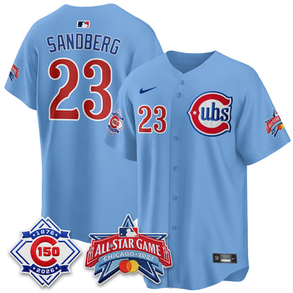 Chicago Cubs 2027 All Star Game Vapor Limited Blue Jersey - Stitched