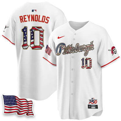 Pittsburgh Pirates 2026 Independence Day USA Vapor Limited Jersey - Stitched