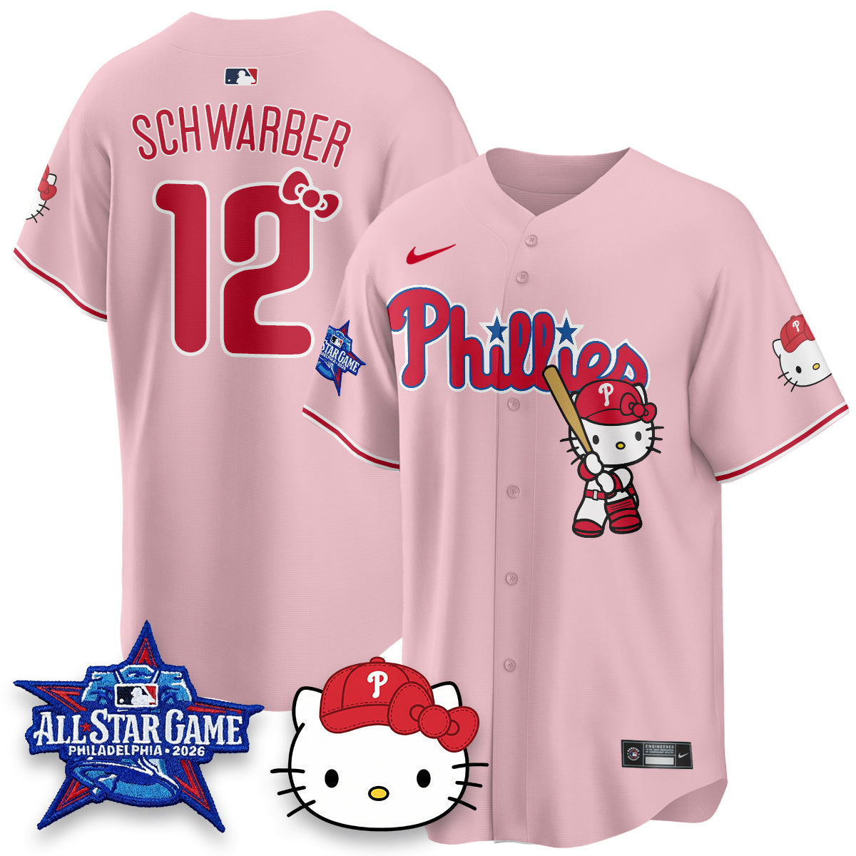 PHI x Meow Kitty Vapor Limited Blue Jersey- Stitched