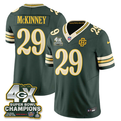 Green Bay Packers 2026 Rivalries 4X Champs Vapor Jersey - Stitched