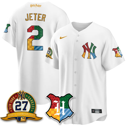 New York Yankees x "The Lightning Bolt Wizard" Edition Vapor Jersey- Stitched