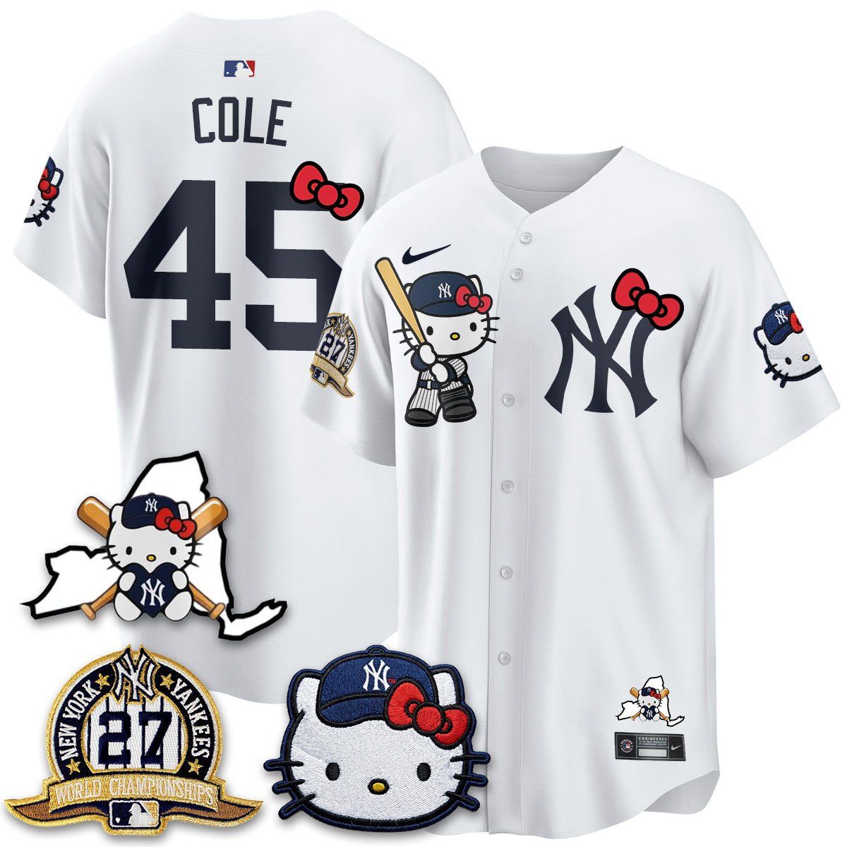 New York Yankees Meow KT 2026 Vapor Limited Jersey - All Stitched