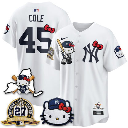 New York Yankees Meow KT 2026 Vapor Limited Jersey - All Stitched