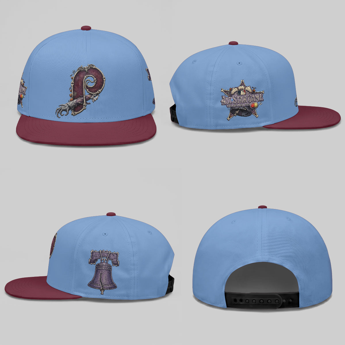 PHI Nightmare Snapback Cap - Printed