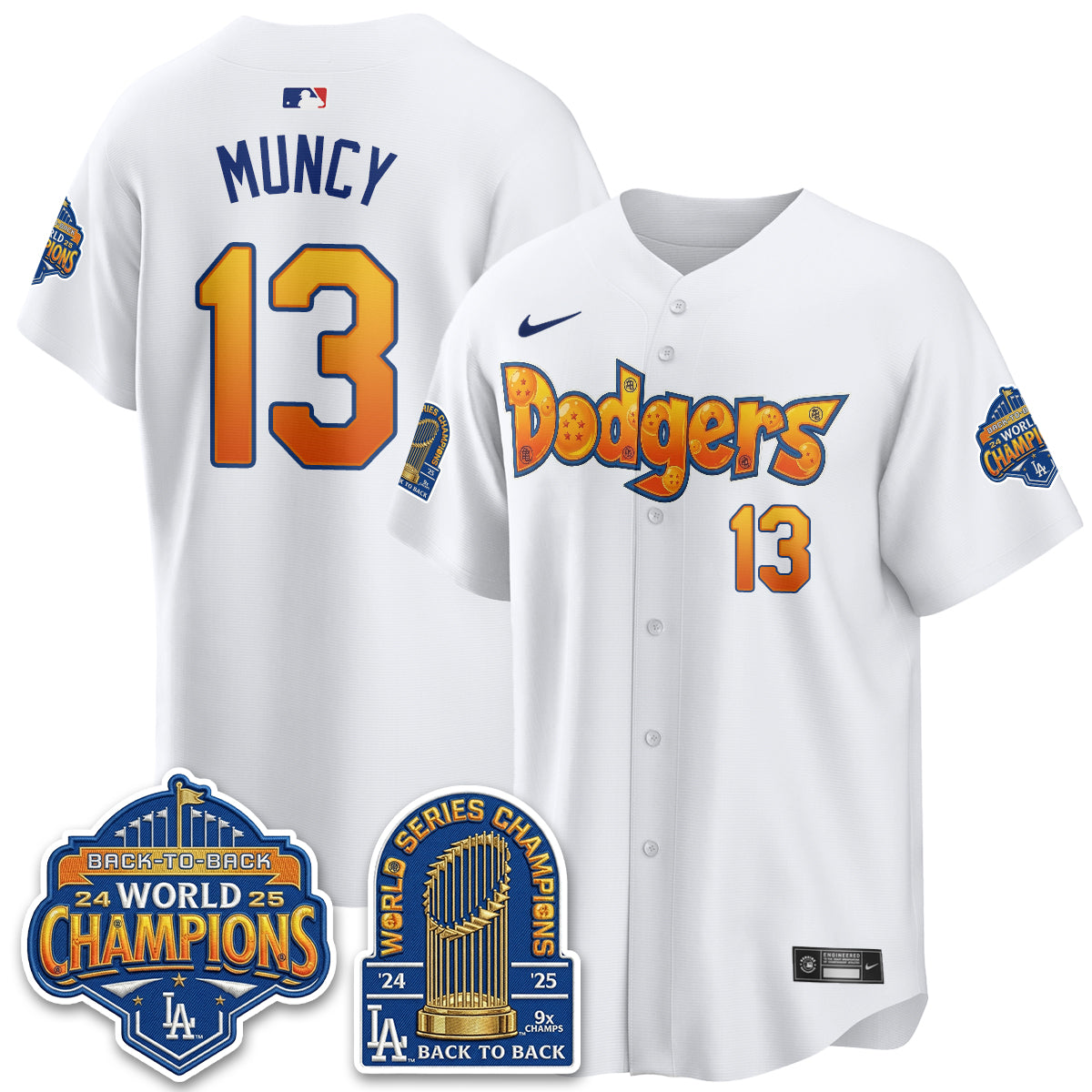 Los Angeles Dodgers x DB Night 2026 Vapor Jersey V2- Stitched