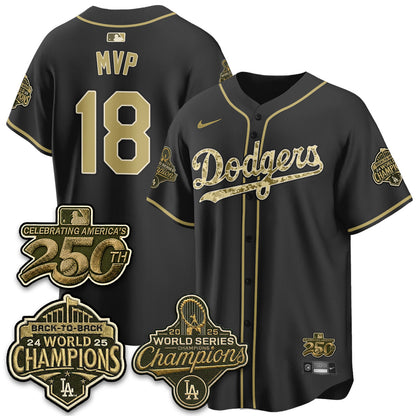 LAD Military Appreciation Game Day Jersey -All Stitched