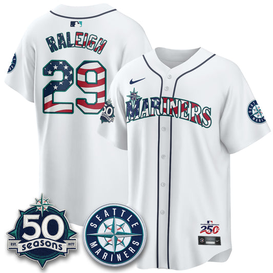 Seattle Mariners Americana 2026 Vapor Limited Jersey - Stitched