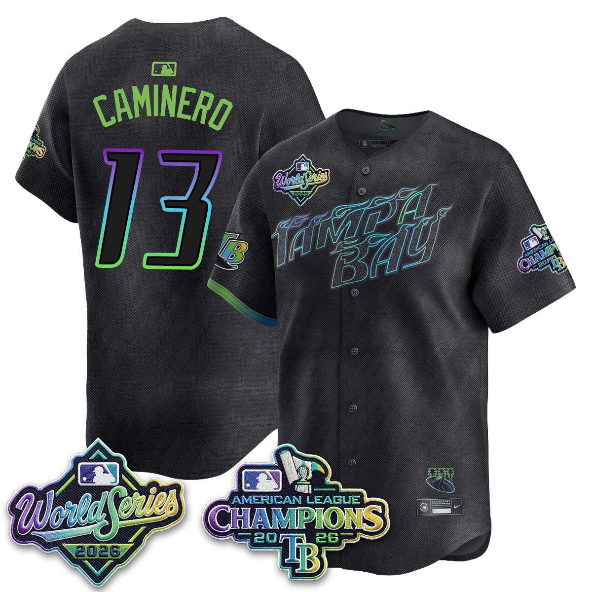 TB 2026 AL Champions Vapor Jersey - Stitched-NQD