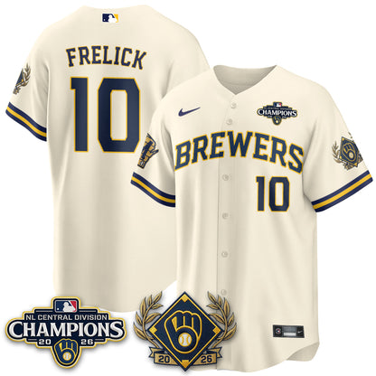 MIL 2026 NL Division Champs Vapor Blue Jersey - Stitched