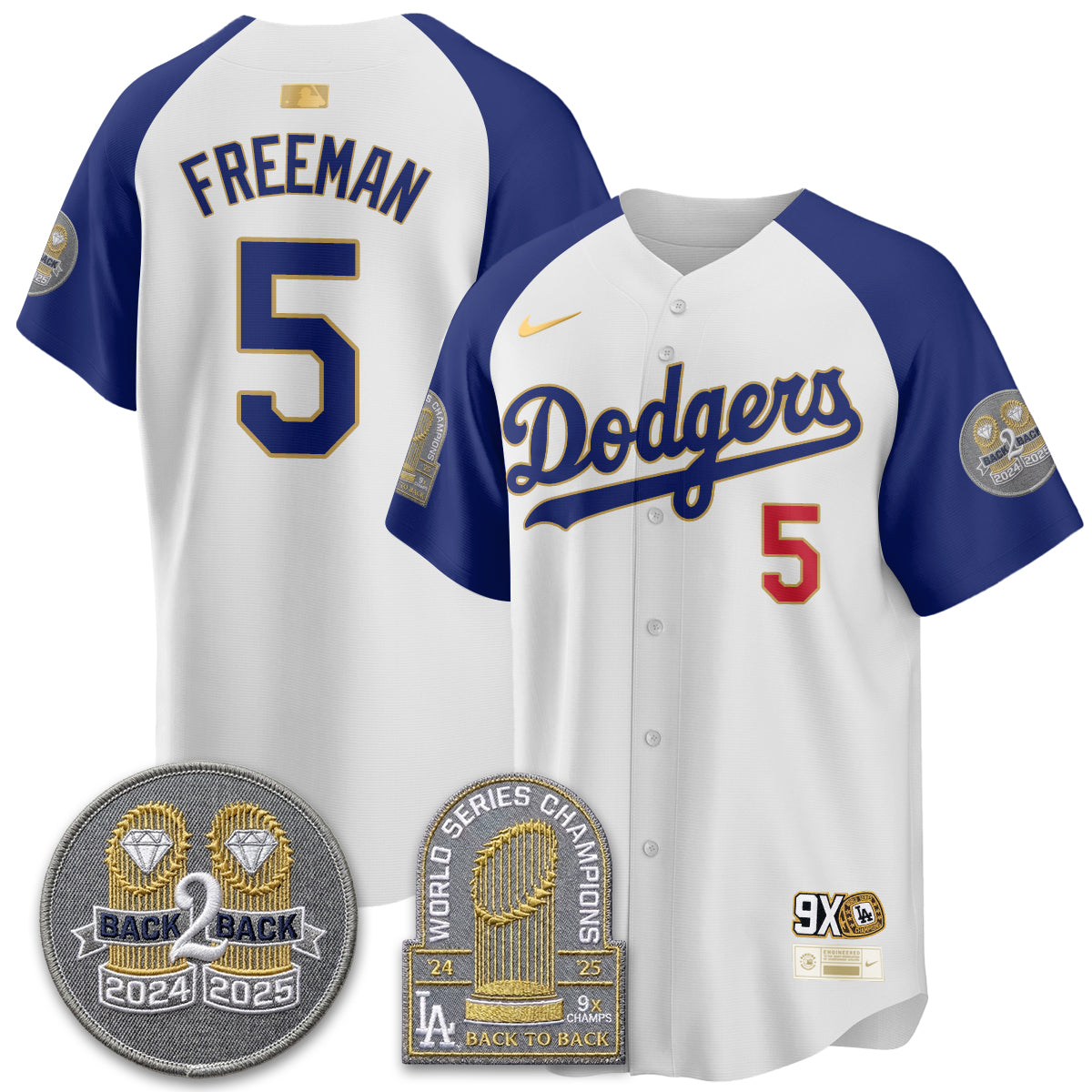 LAD Vapor Limited Jersey - Back to Back Champion - Stitched