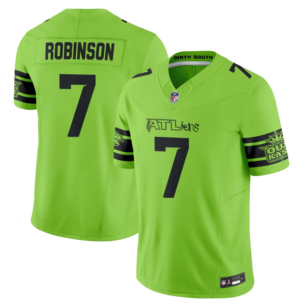Atlanta Falcons 30th Anniversary ATLiens Vapor Jersey - Stitched-NQD