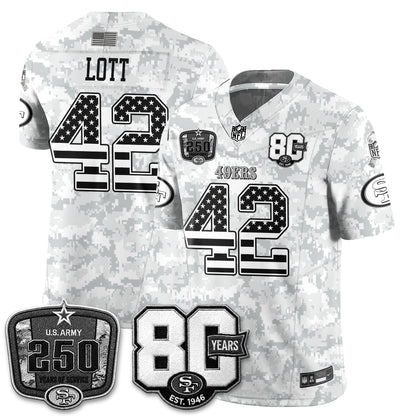 San Francisco 49ers 2026 Salute to Service Edition Vapor Jersey V2- Stitched-NQD