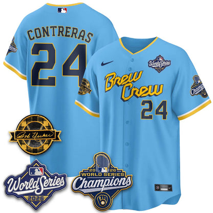 MIL 2026 WS Champions - Bob Patch Vapor Edition - Stitched-NQD (NAV9)