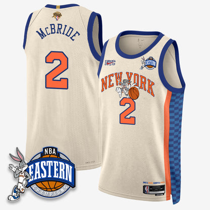 New York Knicks 2026 NBA Finals x Bunny Vapor Jersey - Stitched