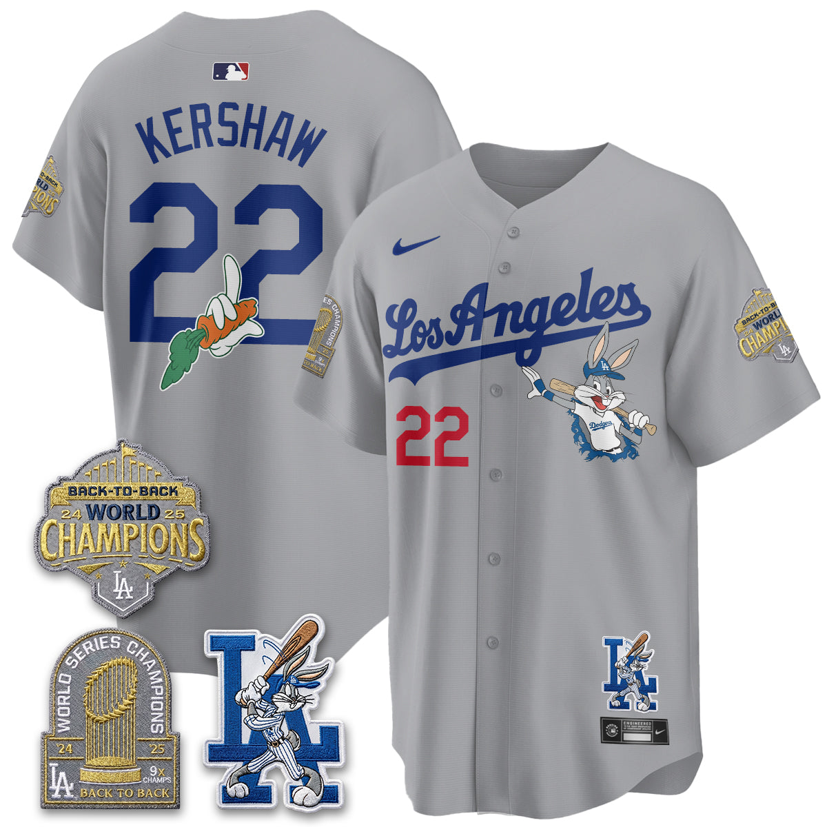 Los Angeles Dodgers Bunny Vapor Limited Jersey - All Stitched