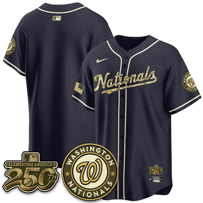 Washington Nationals Armed Force Day 2026 Vapor Limited Jersey - Stitched