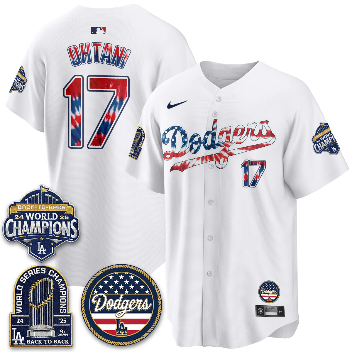 Los Angeles Dodgers Americana 2026 Vapor Limited Jersey - Stitched