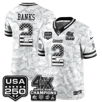 NYG 2026 Salute To Service Vapor Jersey - Stitched