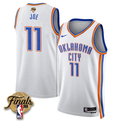 Oklahoma City Thunder 2026 NBA Western Conference Champions Vapor Jersey V2- Stitched