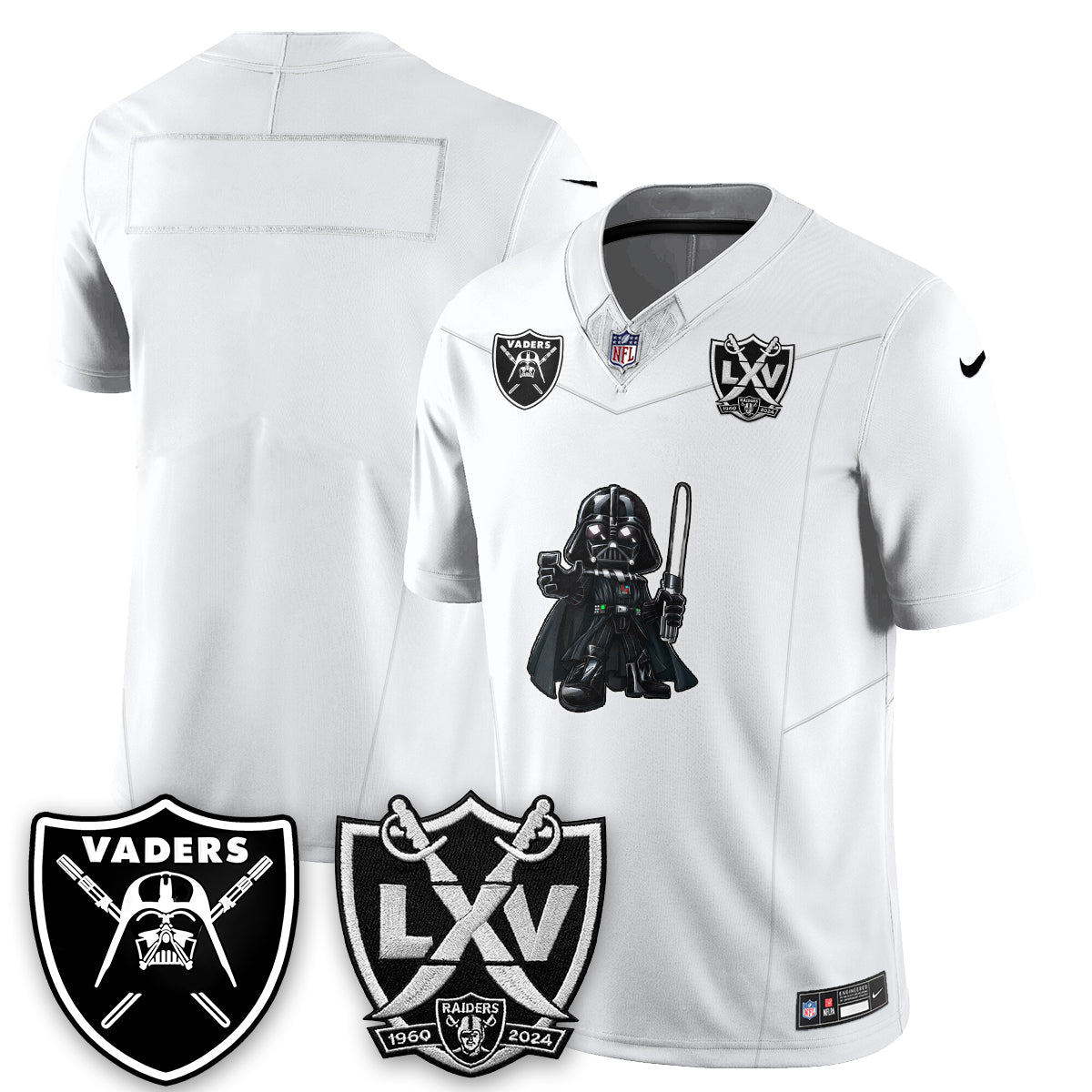 Las Vegas Raiders x Dark Lord Edition Vapor Jersey - Stitched