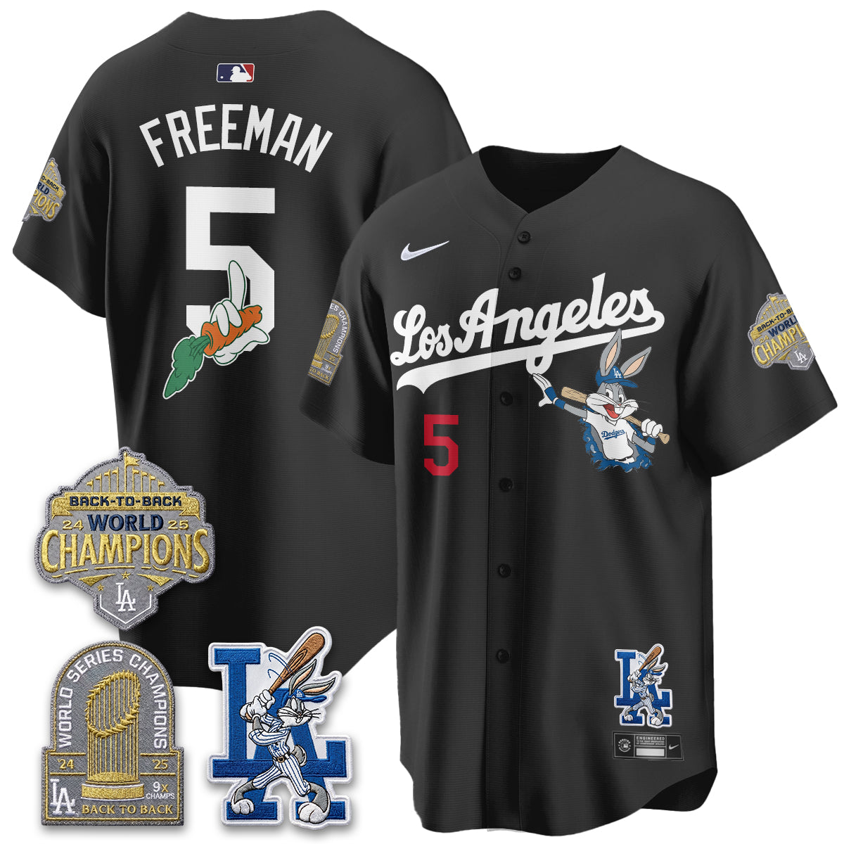 Los Angeles Dodgers Bunny Vapor Limited Jersey - All Stitched