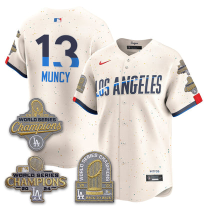 LAD Gold Collection Stadium Vapor Limited Jersey - Back to Back 9x Champs - Stitched