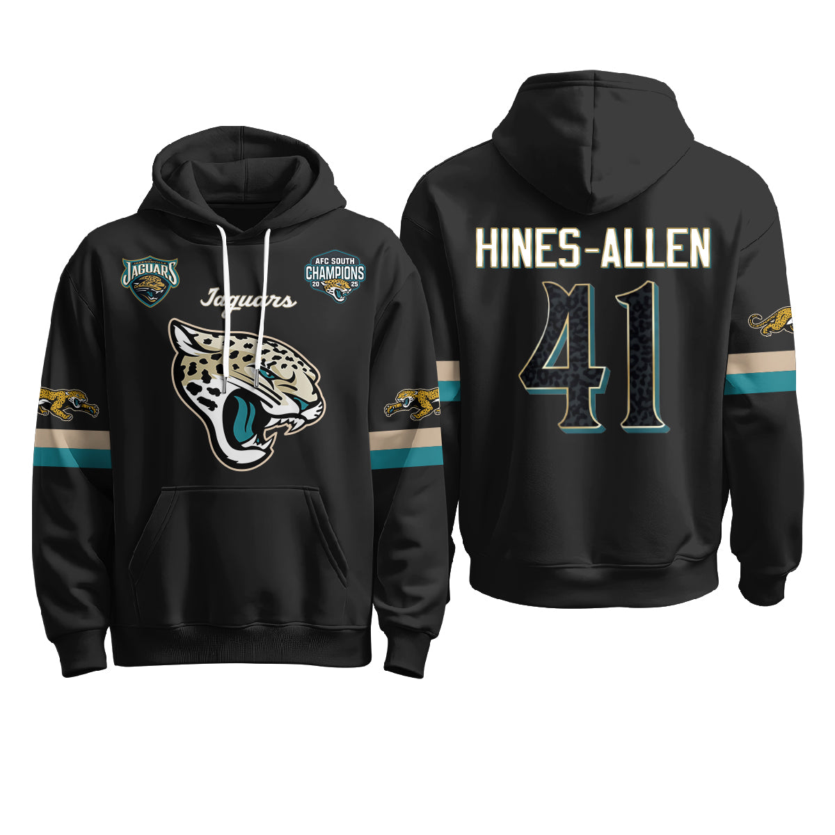 Jacksonville Jaguars 2026 Rivalries Fleece Hoodie - Printed