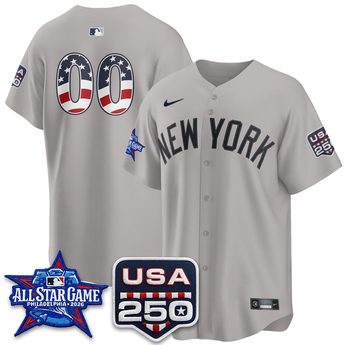 New York Yankees  2026 All Star Edition Vapor Custom Jersey - Stitched